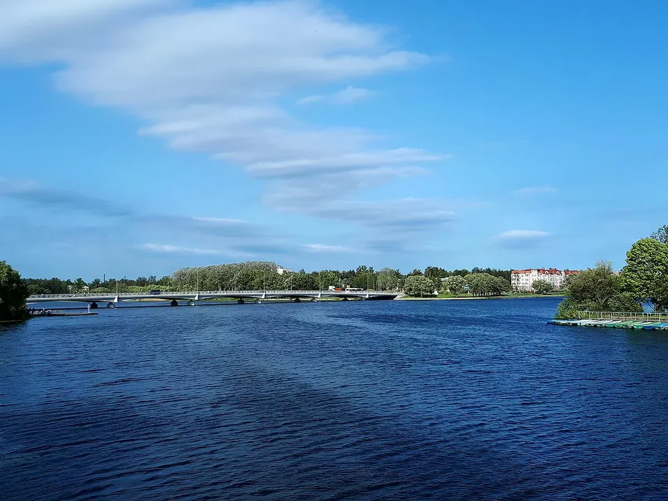 Колпинский парк у Ижорского пруда
